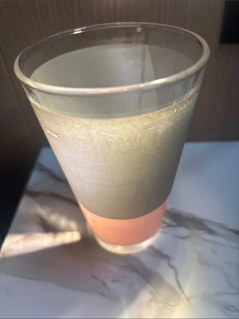 Vintage Cocktail martini  glad Pink and Gray